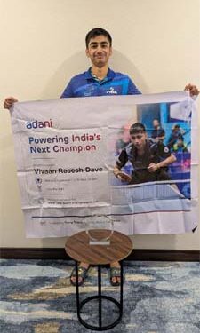From Surat to the world stage: Love-all, Vivan Dave’s paddle is on a winning trajectory