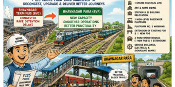 Bhavnagar gets a railway boost: ₹125-crore para yard makeover set to unlock more capacity
