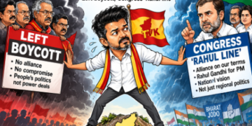 TVK’s alliance test: Vijay faces a twin storm—Left boycott, Congress ‘Rahul line’