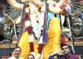Where piety meets pageantry: Adani family offers prayers at Mumbai’s Chinchpokli Cha Chintamani