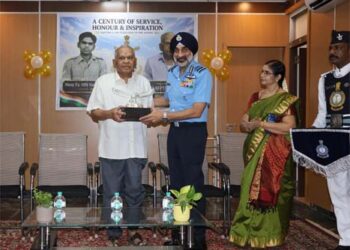 100 not out, saluted by the sky force: IAF Veteran Narayan’s century draws Air Chief’s tribute