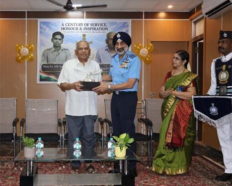 100 not out, saluted by the sky force: IAF Veteran Narayan’s century draws Air Chief’s tribute