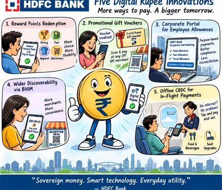 HDFC Bank’s 5 Digital Re innovations: From reward points to mid-air payments, CBDC takes flight