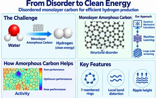 When disorder powers green hydrogen: IITGN study finds ‘perfect imperfections’ could replace costly metals