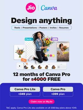 AI creativity, one tap away: Jio and Canva put premium design tools within reach of millions