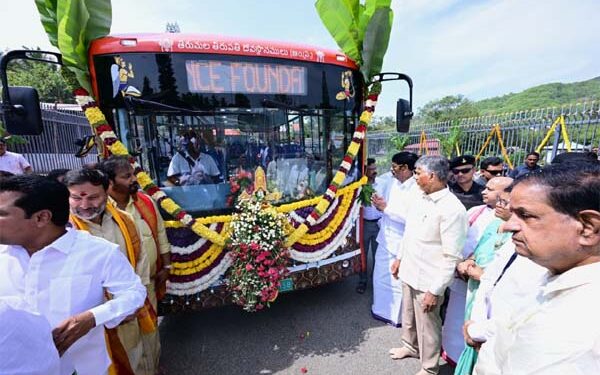 A greener pilgrimage begins at Tirumala: Reliance e-buses put clean mobility on the temple route