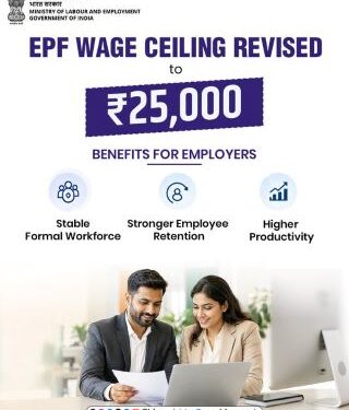 ₹25K EPFO ceiling breaks a 12-year barrier: 51 lakh more workers set for wider social-security cover