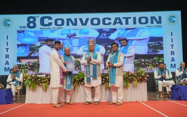 “Go forth, dream big, change the world”: IIM Mumbai Director’s pep talk to IITRAM graduates