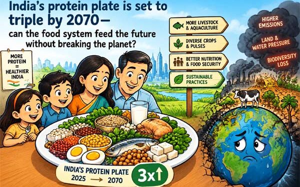 India’s protein plate is set to triple by 2070—can the food system feed the future without breaking the planet?