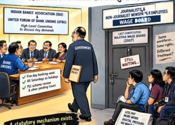 Bank unions get a negotiating table; when will journalists get a wage board?